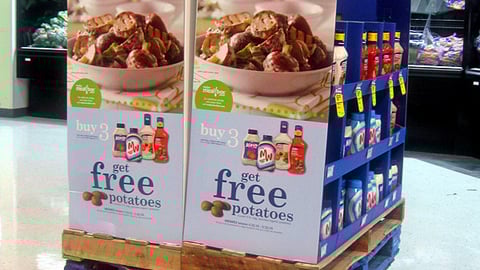 Kraft Meijer 'Salad Celebration' Pallet Display