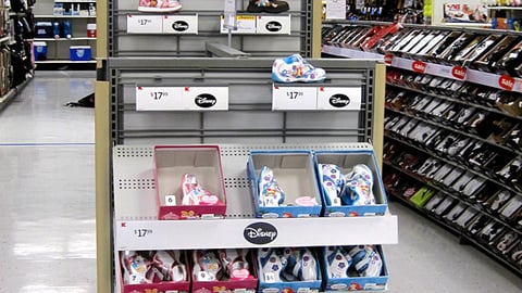 Kmart Disney Footwear Endcap