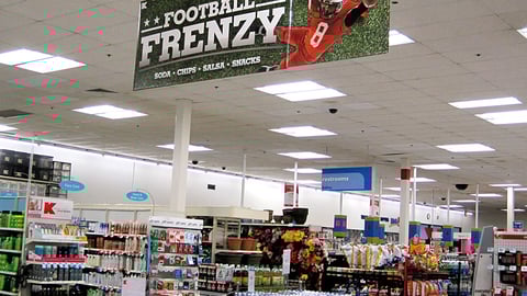 Kmart 'Football Frenzy' Ceiling Banner