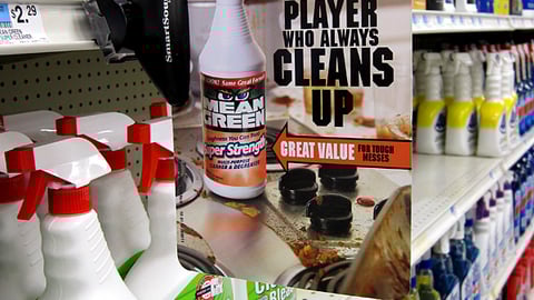 Mean Green 'Great Value' Shelf Talker