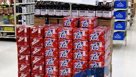 Walmart 'Game Time' Beverage Pallet