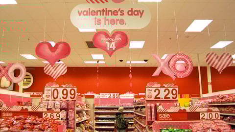 Target Valentine's Day Merchandising