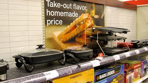 Target 'Homemade Price' In-Line Backdrop