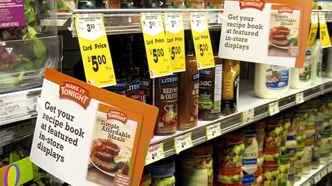 Dominick's 'Make it Tonight' Shelf Talkers