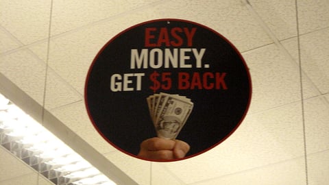 A&P America's Choice 'Easy Money' Ceiling Dangler