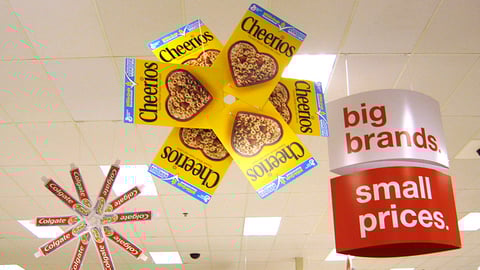 Target 'Big Brands' Ceiling Signs