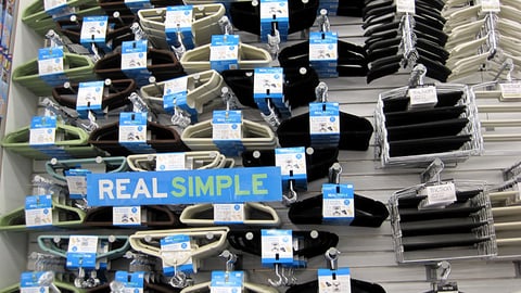 Bed Bath & Beyond Real Simple Hanger Slatwall