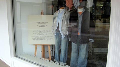 Sears Lands' End Canvas Window Display