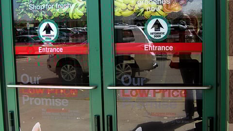 Target 'Fresh Groceries' Door Clings