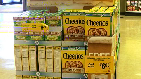 General Mills Safeway Earth Day Pallet Display