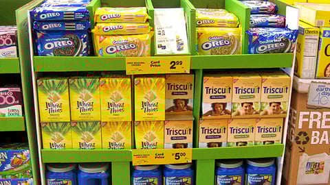 Kraft Safeway Earth Day Pallet Display