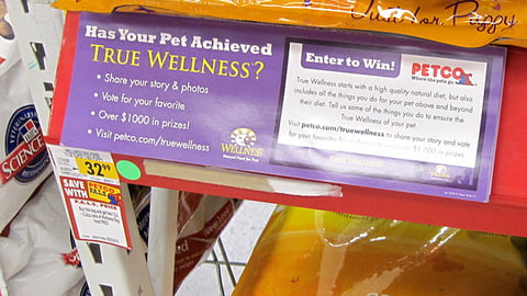 Petco Wellness 'True Wellness' Shelf Tearpad
