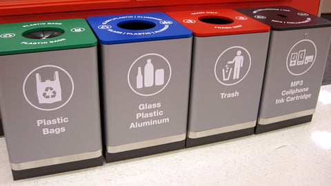 Target Recycling Bins