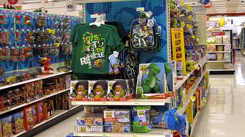 Target 'Toy Story 3' Merchandise Endcap