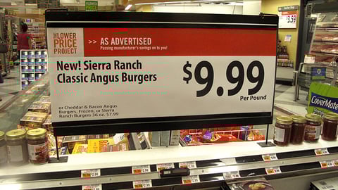 A&P 'Lower Price Project' Cooler Header