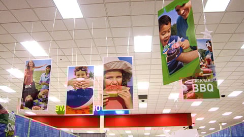 Target Summer Ceiling Signs
