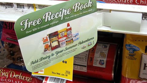 Safeway 'Summer Dairy Adventure' Shelf Dangler