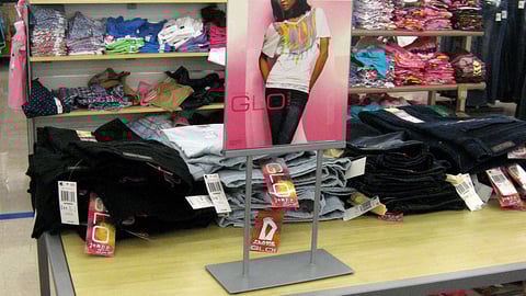 Kmart GLO Apparel Sign