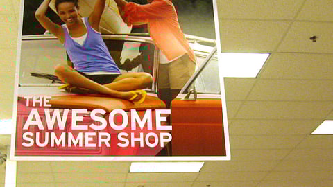 Target 'Awesome Summer Shop' Ceiling Sign