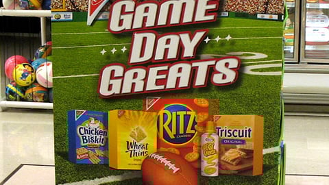 Nabisco 'Game Day Greats' Pallet Display