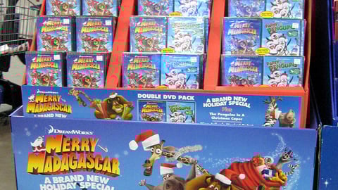 DreamWorks 'Merry Madagascar' Pallet Display