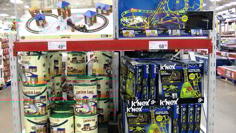 Sam's Club Lincoln Logs, K'NEX Endcaps