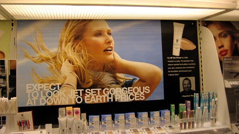 Target Napoleon Perdis Cosmetics Display