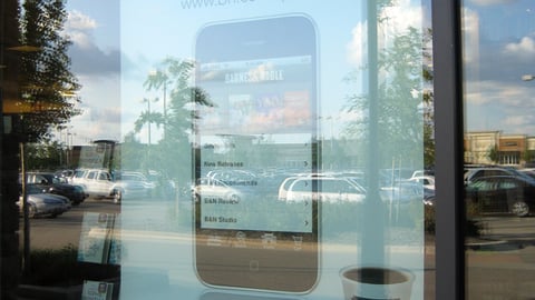 Barnes & Noble iPhone App Window Poster