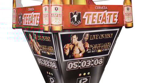 Tecate Boxing Pole Topper