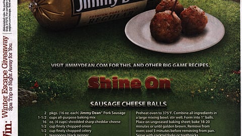 Jimmy Dean Football FSI