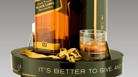 Johnnie Walker Holiday Pole Topper