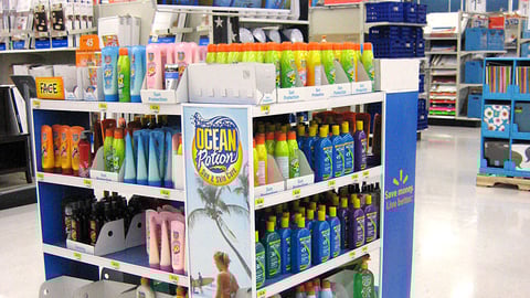 Ocean Potion Walmart Pallet Display