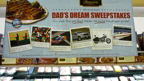 Safeway  'Dad's Dream' Rancher's Reserve Banner