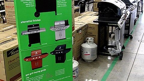 Kmart Grill Informational Standee