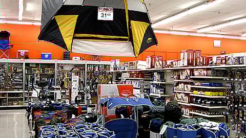 Kmart Camping Display
