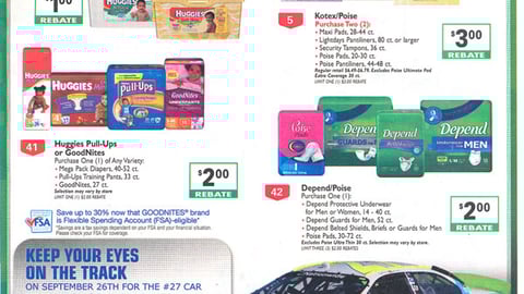 Rite Aid Kimberly-Clark 'Zero' Feature