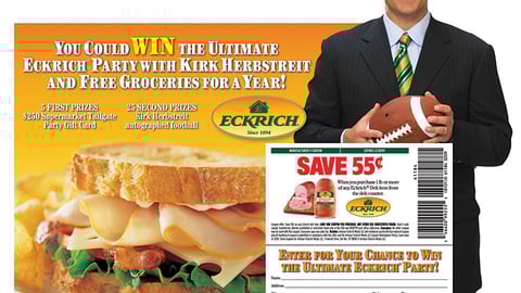 Eckrich Kirk Herbstreit Counter Card