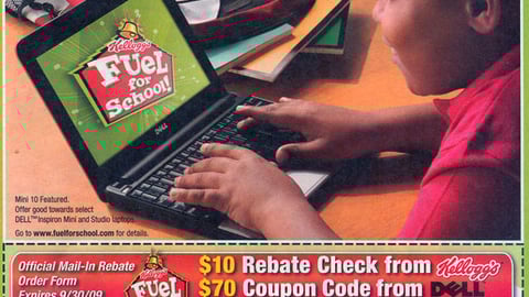 Kellogg Dell Rebate FSI