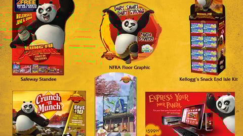 'Kung Fu Panda' P-O-P Displays