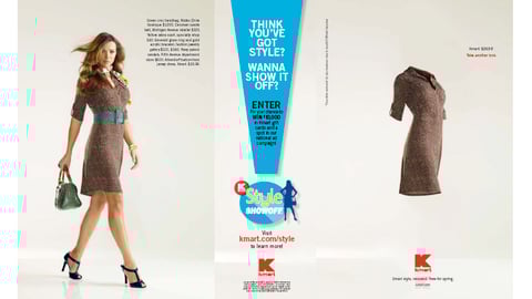 Kmart 'Style Showoff' Print Ad