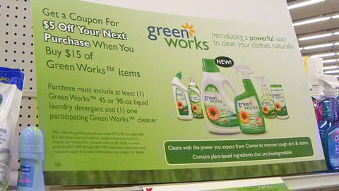 Kmart Clorox Green Works Offer Endcap