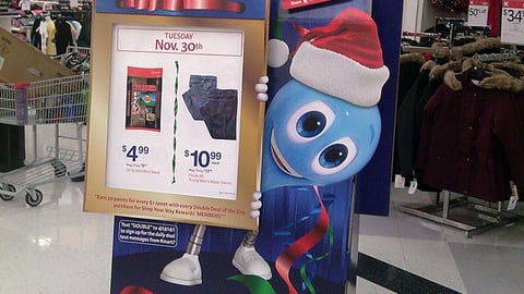 Kmart 'Double Deal' Stanchion Sign