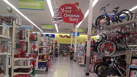 Kmart Holiday Ceiling Signs