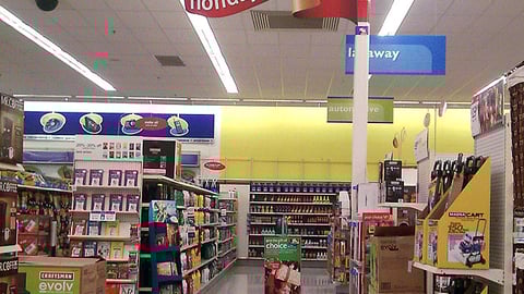 Kmart 'Holiday Shop' Ceiling Sign