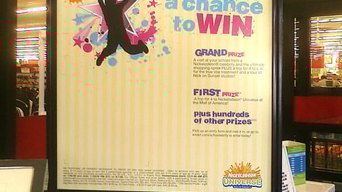 Kmart 'Be a Schoolebrity' Sweeps Sign