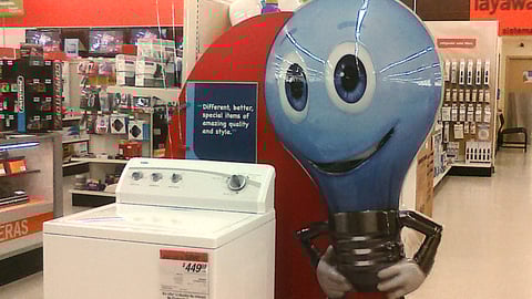 Kmart Blue LIght Standee