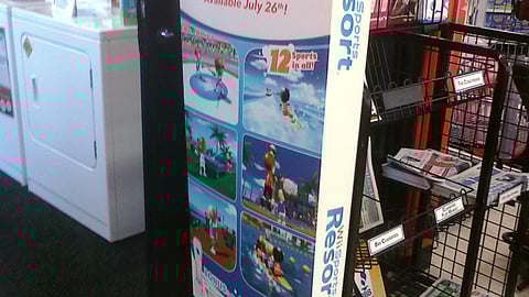 Wii Sports Resort Security Pedestal Ad