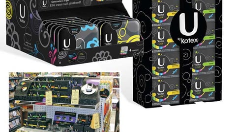 U by Kotex Displays