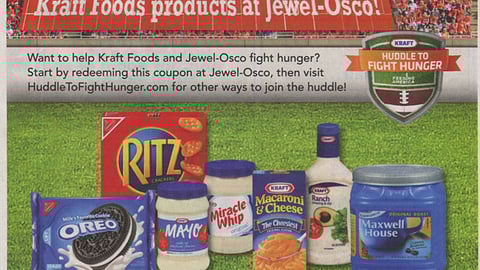 Kraft Jewel-Osco 'Huddle to Fight Hunger' FSI