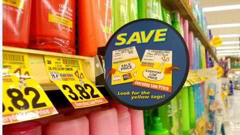 Kroger 'Yellow Tag' Aisle Violator